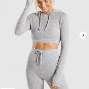 Gymshark grey slounge hoodie